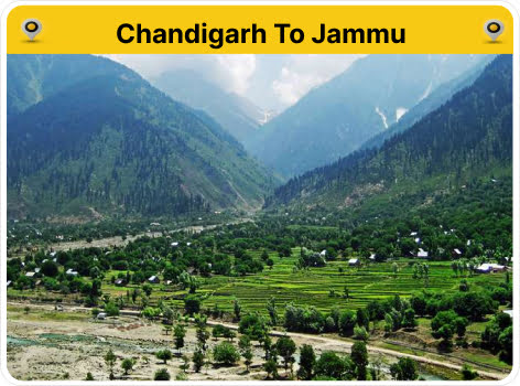 Chandigarh to jammu taxi service 